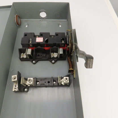 Square D D224N 200A Fusible Safety Disconnect Switch 240VAC Type 1 Enc.