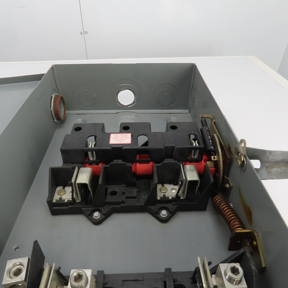 Square D D224N 200A Fusible Safety Disconnect Switch 240VAC Type 1 Enc.