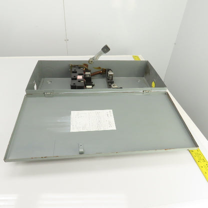 Square D D224N 200A Fusible Safety Disconnect Switch 240VAC Type 1 Enc.