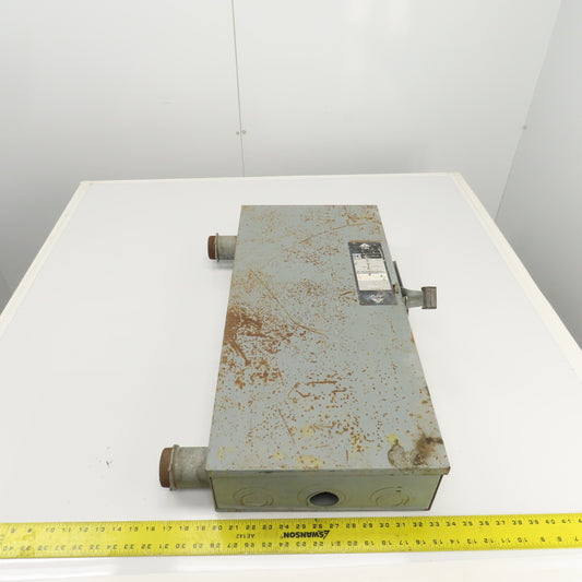 Square D D224N 200A Fusible Safety Disconnect Switch 240VAC Type 1 Enc.