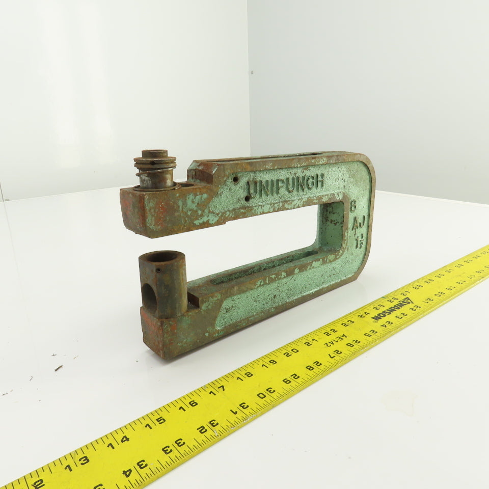 Unipunch 8AJ 1-1/2" x 8" Throat C-Frame Punch Die Tooling Press Brake