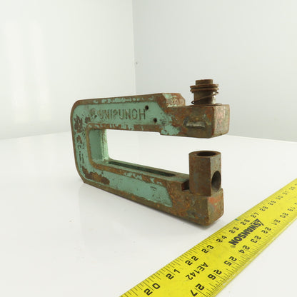 Unipunch 8AJ 1-1/2" x 8" Throat C-Frame Punch Die Tooling Press Brake