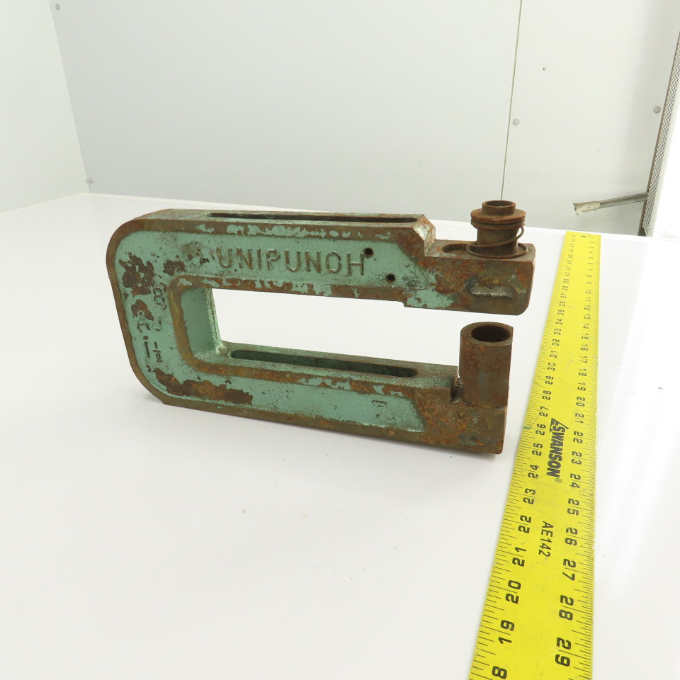 Unipunch 8AJ 1-1/2" x 8" Throat C-Frame Punch Die Tooling Press Brake