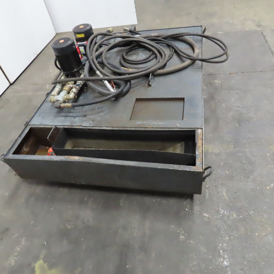 40" x 58" x 8" Deep Water Reclaiming Filtering Recirculating Tank Assembly 3Ph