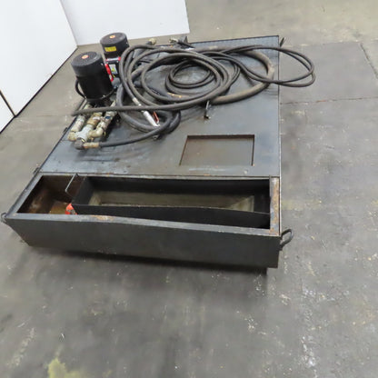 40" x 58" x 8" Deep Water Reclaiming Filtering Recirculating Tank Assembly 3Ph