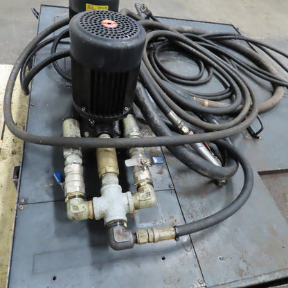 40" x 58" x 8" Deep Water Reclaiming Filtering Recirculating Tank Assembly 3Ph