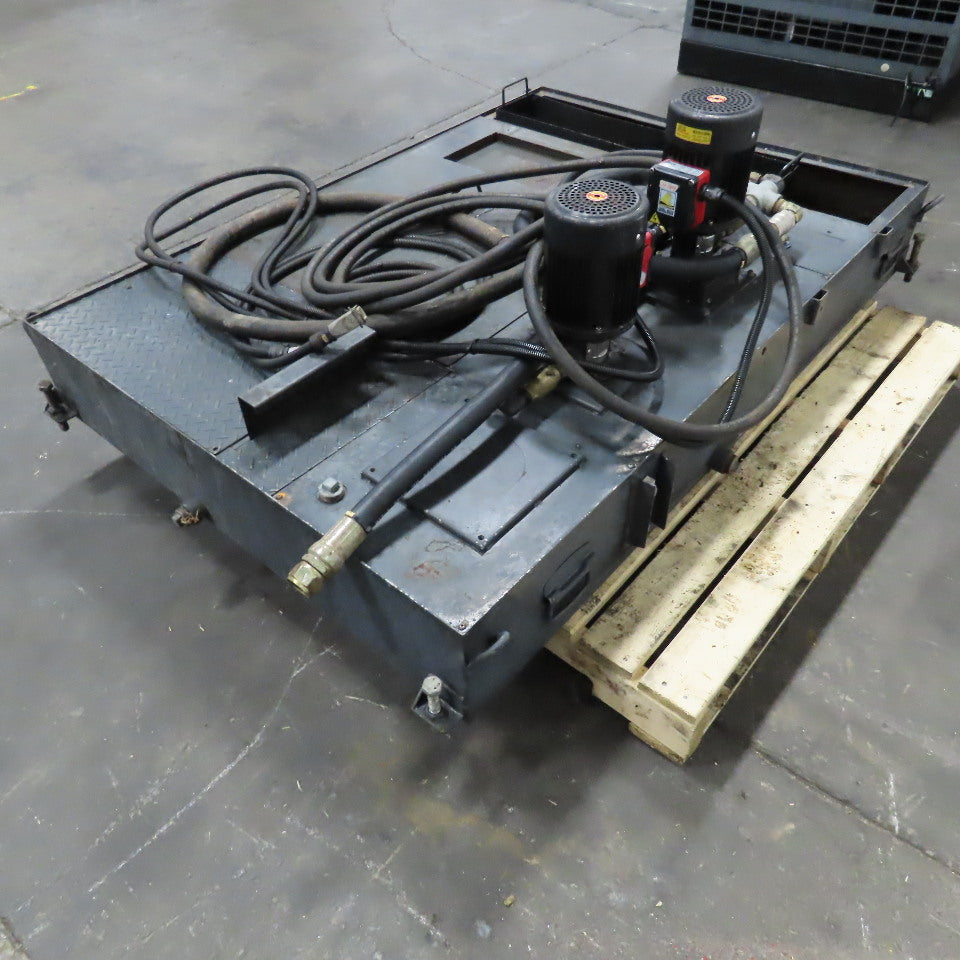 40" x 58" x 8" Deep Water Reclaiming Filtering Recirculating Tank Assembly 3Ph