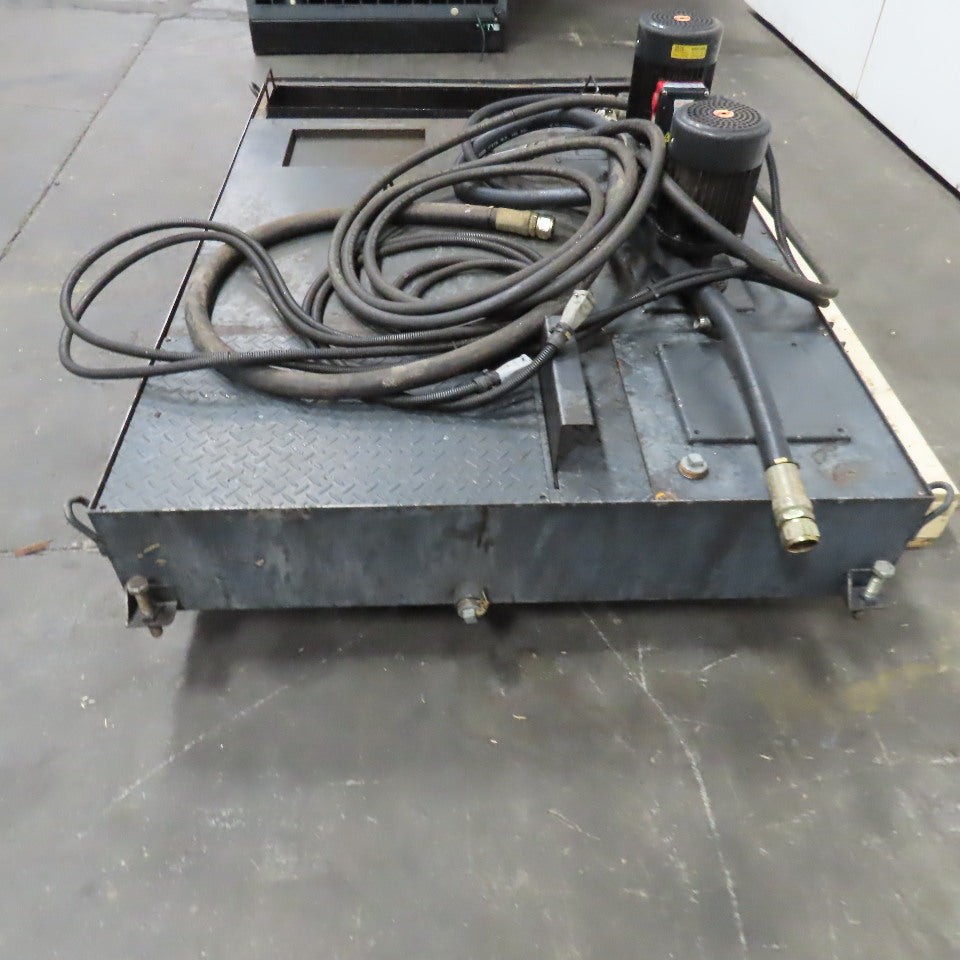 40" x 58" x 8" Deep Water Reclaiming Filtering Recirculating Tank Assembly 3Ph
