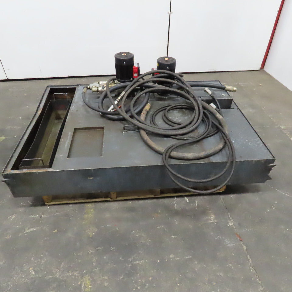 40" x 58" x 8" Deep Water Reclaiming Filtering Recirculating Tank Assembly 3Ph
