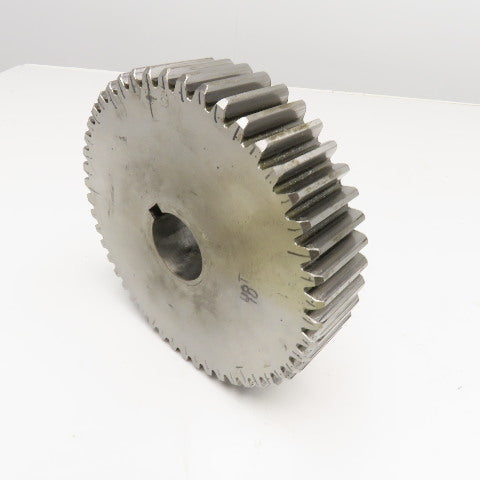 H5221H 8.4375 OD 20°PA 48 Tooth Spur Gear 47mm ID Keyed Bore 2" Wide