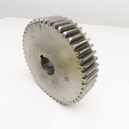 H5221H 8.4375 OD 20°PA 48 Tooth Spur Gear 47mm ID Keyed Bore 2" Wide