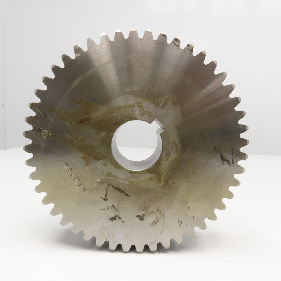 H5221H 8.4375 OD 20°PA 48 Tooth Spur Gear 47mm ID Keyed Bore 2" Wide