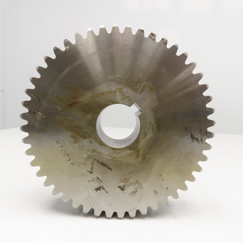H5221H 8.4375 OD 20°PA 48 Tooth Spur Gear 47mm ID Keyed Bore 2" Wide