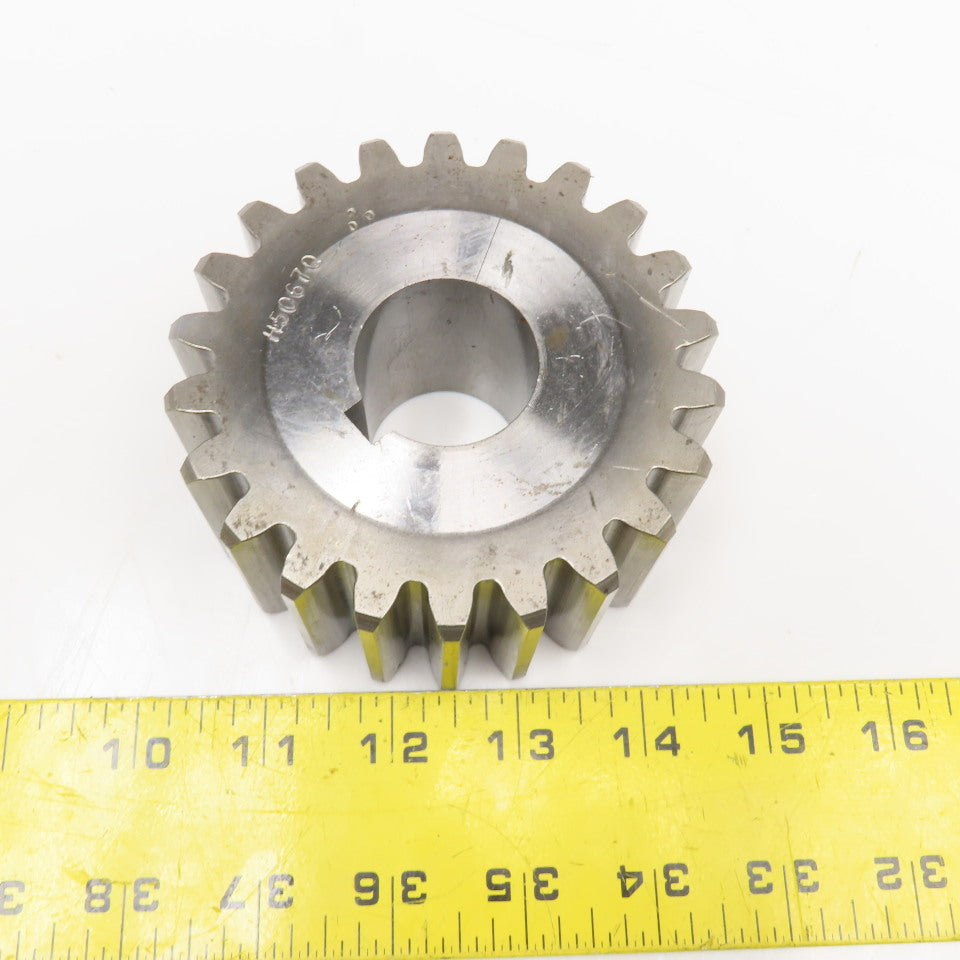 H5067Q 4.00 OD 20°PA 22 Tooth Spur Gear 1.3125 ID Keyed Bore 2" Wide
