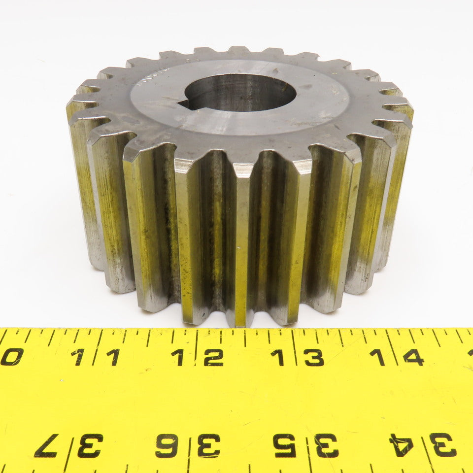 H5067Q 4.00 OD 20°PA 22 Tooth Spur Gear 1.3125 ID Keyed Bore 2" Wide