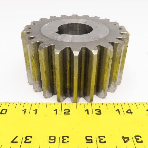 H5067Q 4.00 OD 20°PA 22 Tooth Spur Gear 1.3125 ID Keyed Bore 2" Wide