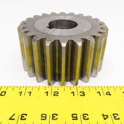 H5067Q 4.00 OD 20°PA 22 Tooth Spur Gear 1.3125 ID Keyed Bore 2" Wide
