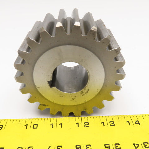H5067Q 4.00 OD 20°PA 22 Tooth Spur Gear 1.3125 ID Keyed Bore 2" Wide