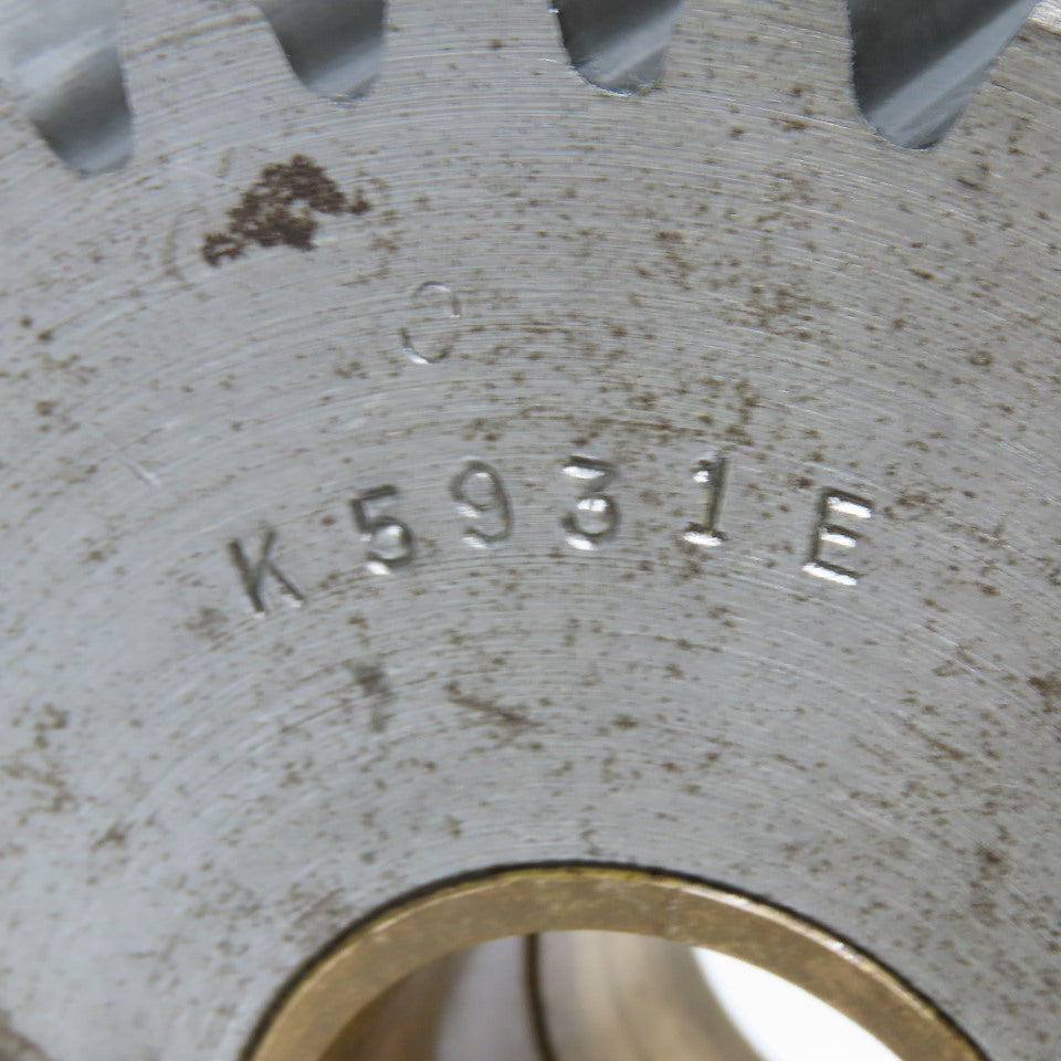 K5931E 5.1875 OD 20°PA 29 Tooth Spur Gear 1.4375 Brass Wear Bushing Bore 2" Wide