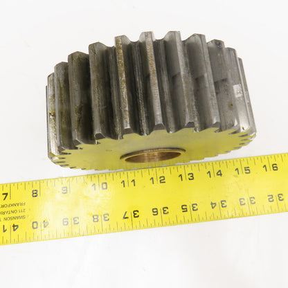 K5931E 5.1875 OD 20°PA 29 Tooth Spur Gear 1.4375 Brass Wear Bushing Bore 2" Wide