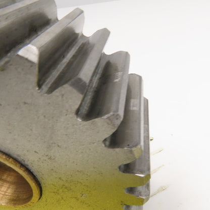 K5931E 5.1875 OD 20°PA 29 Tooth Spur Gear 1.4375 Brass Wear Bushing Bore 2" Wide
