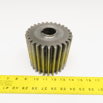 E4852Q 4.825 OD 20°PA 27 Tooth Spur Gear 1.375 Keyed Bore 4.500 Wide