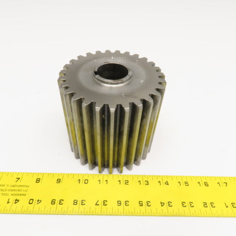 E4852Q 4.825 OD 20°PA 27 Tooth Spur Gear 1.375 Keyed Bore 4.500 Wide