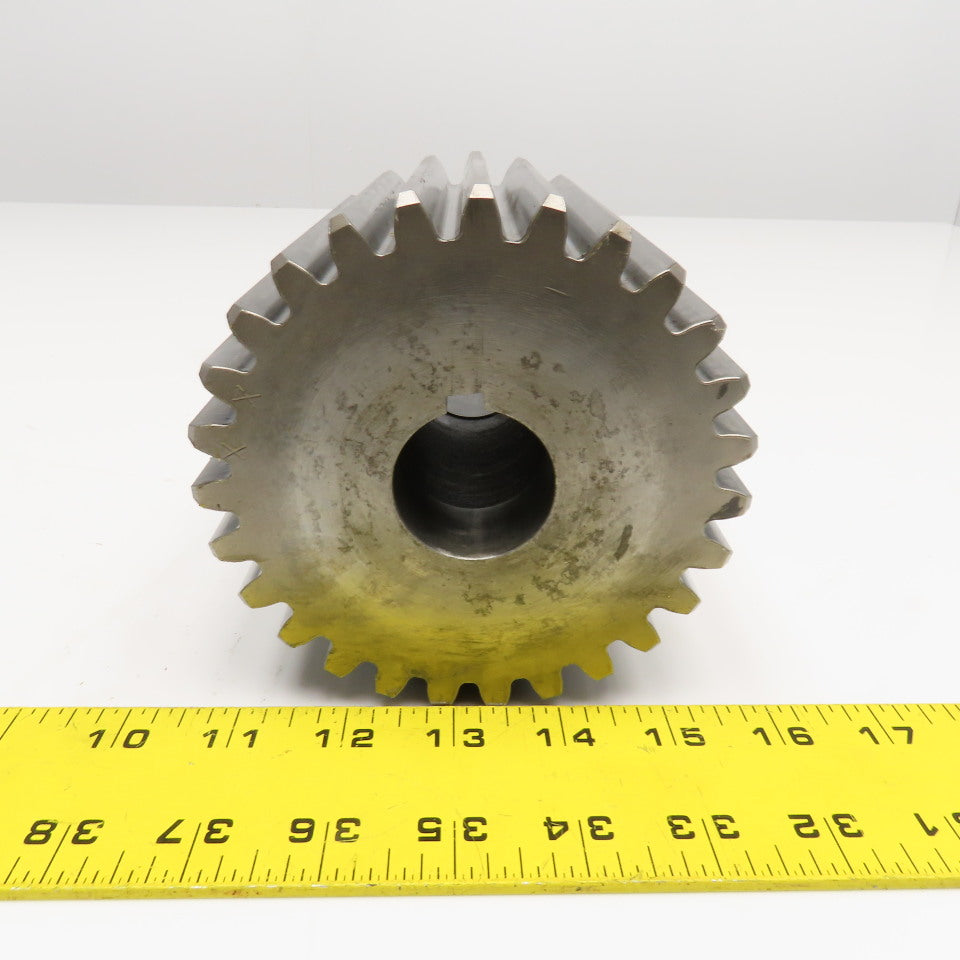 E4852Q 4.825 OD 20°PA 27 Tooth Spur Gear 1.375 Keyed Bore 4.500 Wide