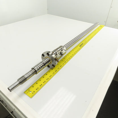 PMI 40mm OD Single Start Ball Screw & Nut 49-5/8" OAL From First MCV 800
