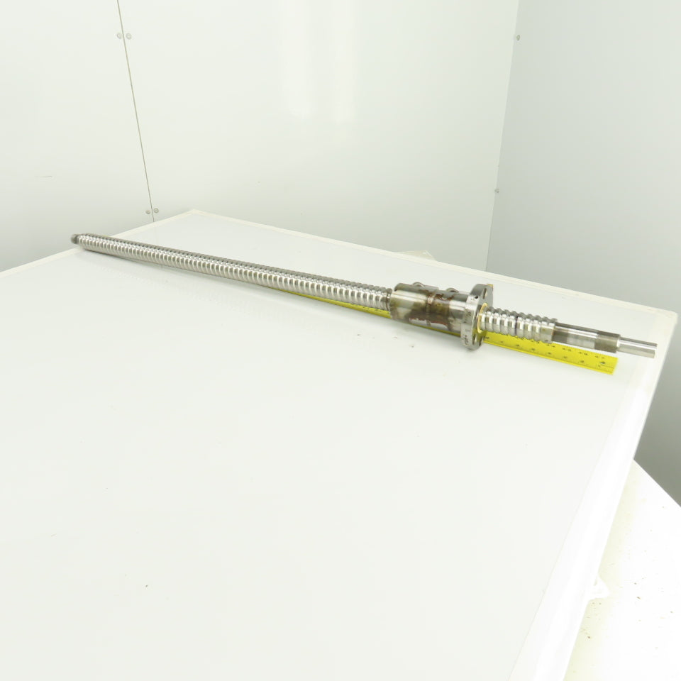 PMI 40mm OD Single Start Ball Screw & Nut 49-5/8" OAL From First MCV 800