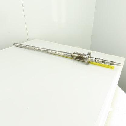 PMI 40mm OD Single Start Ball Screw & Nut 49-5/8" OAL From First MCV 800