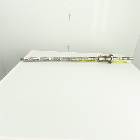 PMI 40mm OD Single Start Ball Screw & Nut 49-5/8" OAL From First MCV 800