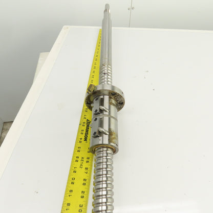 PMI 40mm OD Single Start Ball Screw & Nut 50-1/4" OAL From First MCV 800