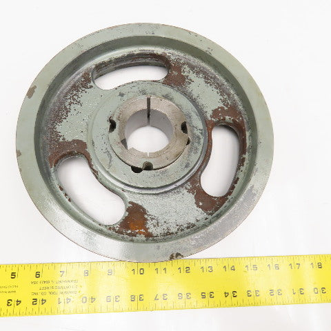 53V10.6 5 Belt 3V Section Belt Pulley 10.6" OD 2-1/4" Wide 2" Taper Lock Bore