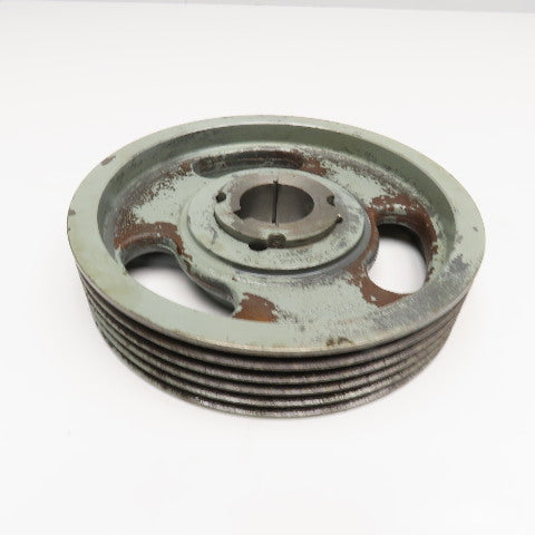 53V10.6 5 Belt 3V Section Belt Pulley 10.6" OD 2-1/4" Wide 2" Taper Lock Bore