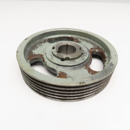 53V10.6 5 Belt 3V Section Belt Pulley 10.6" OD 2-1/4" Wide 2" Taper Lock Bore