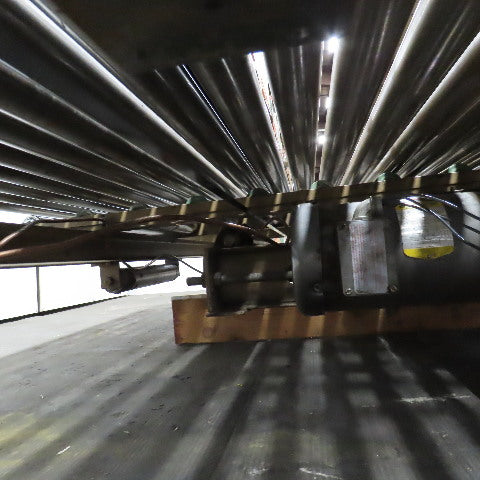 83"BF x 60" OAL Powered Roller Conveyor Section 13-1/2"T Needs Belt