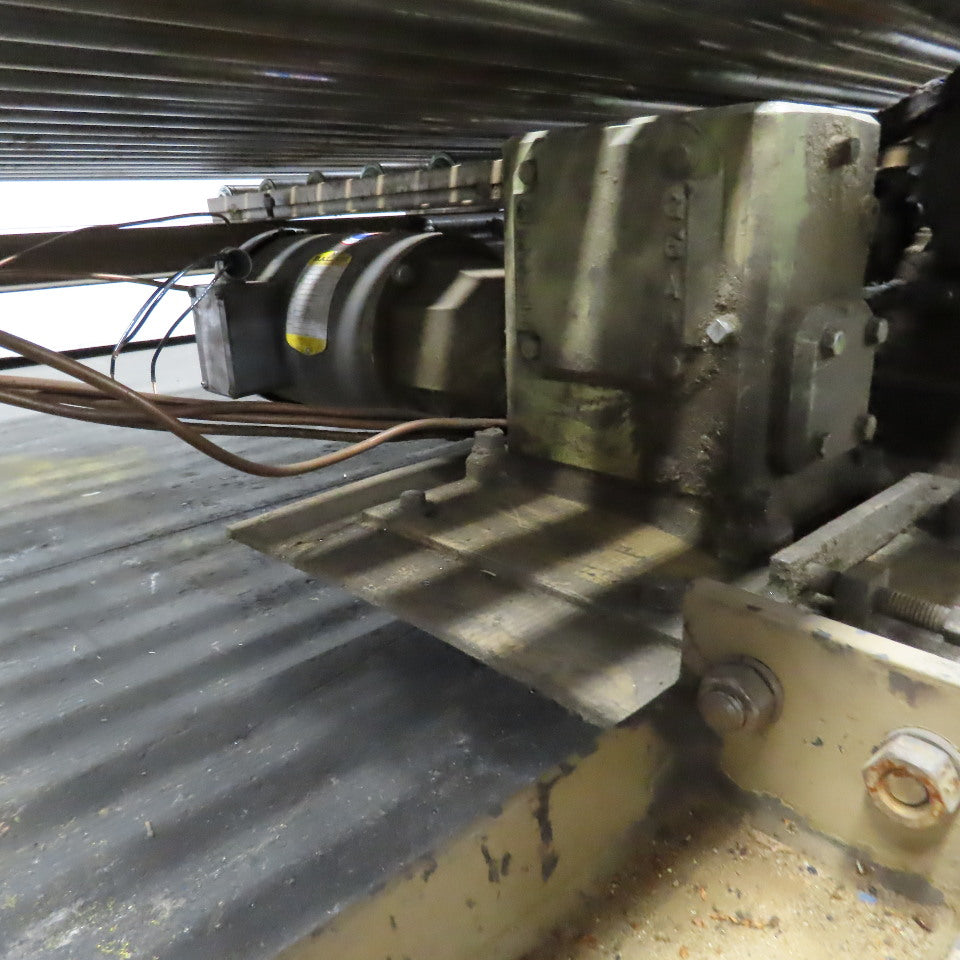 83"BF x 60" OAL Powered Roller Conveyor Section 13-1/2"T Needs Belt