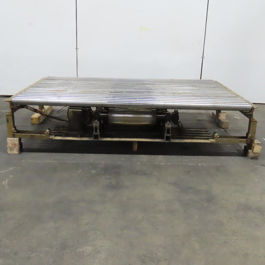 83"BF x 60" OAL Powered Roller Conveyor Section 13-1/2"T Needs Belt