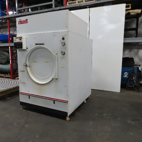 Cissell HD175S 175Lbs Cap. Natural Gas Or LP Steam Industrial Tumble Dryer 480V