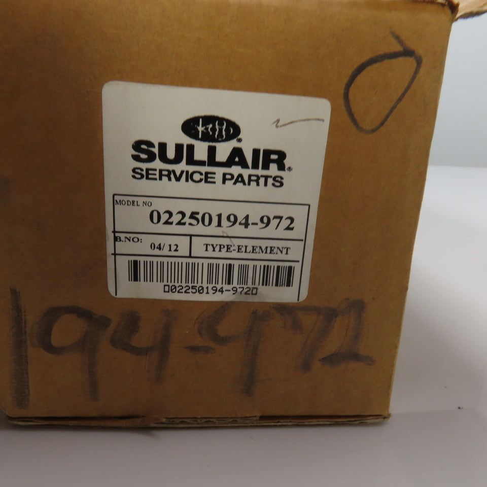 Sullair 02250194-972 Genuine OEM Coalescing Filter