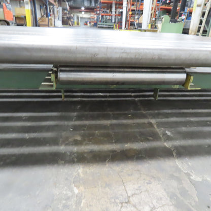 70"BF x 60" OAL Gravity Roller Conveyor Section 12"T