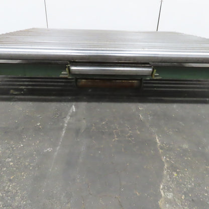 70"BF x 60" OAL Gravity Roller Conveyor Section 12"T