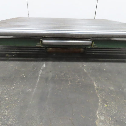 70"BF x 60" OAL Gravity Roller Conveyor Section 12"T