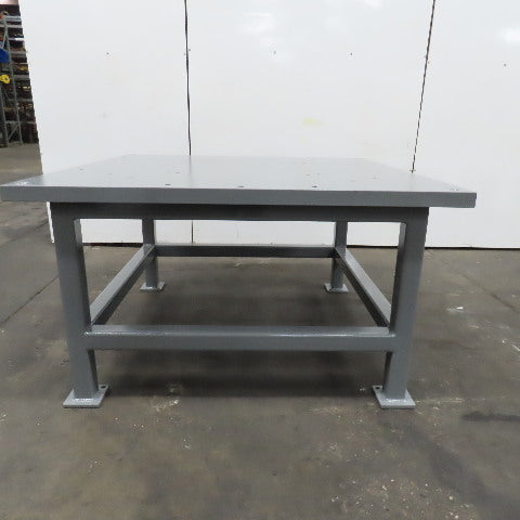 60" x 60" x 34" 2" Thick Top Steel Work Weld Fixture Jig Machine Base Jig Table