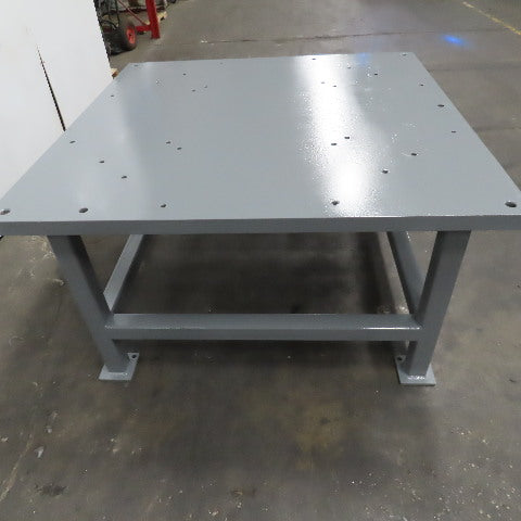 60" x 60" x 34" 2" Thick Top Steel Work Weld Fixture Jig Machine Base Jig Table