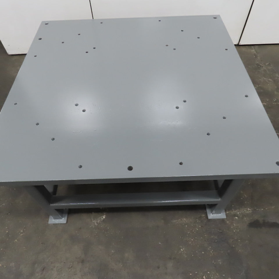 60" x 60" x 34" 2" Thick Top Steel Work Weld Fixture Jig Machine Base Jig Table