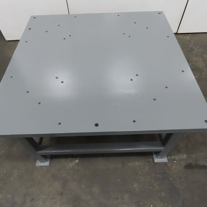 60" x 60" x 34" 2" Thick Top Steel Work Weld Fixture Jig Machine Base Jig Table