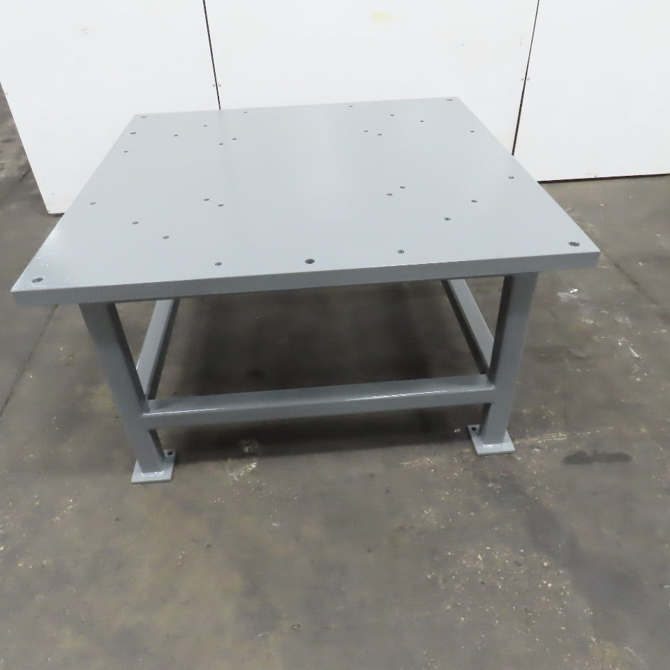 60" x 60" x 34" 2" Thick Top Steel Work Weld Fixture Jig Machine Base Jig Table