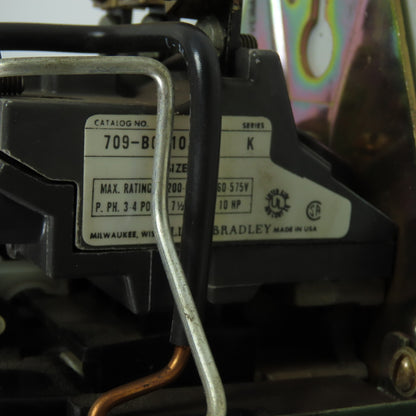 Allen Bradley 709-B0D103 Contractor Series K 3PH Size 1 Starter 120V Coil